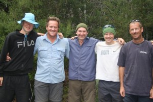 All lads together plus Phil