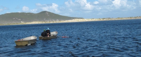 Crossing New River Lagoon