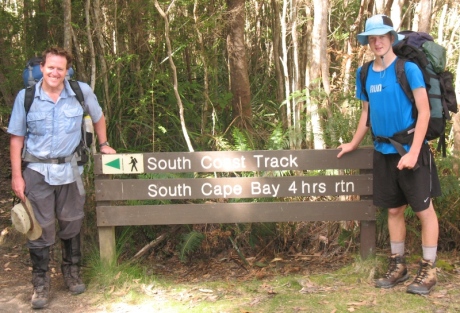 End of the South Coast Track
