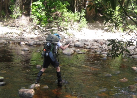 Crossing Louisa River