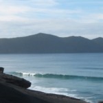 The last ocean view on the South Coast Track