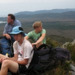 Taking a rest up the Ironbound Ranges