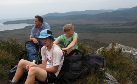 Taking a rest up the Ironbound Ranges