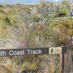 South Coast Track sign