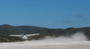 Flying out of Melaleuca