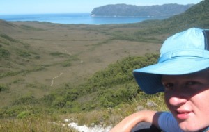 Half way up Red Point Hills
